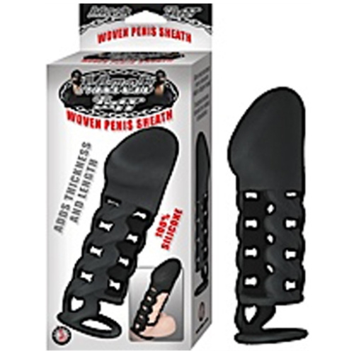 Mack Tuff Woven Penis Sheath - Black
