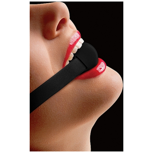 Elastic Ball Gag - Black