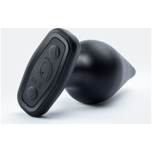 My Secret Remote Vibrating XL Plug - Black - Each