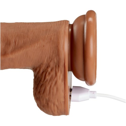 Cloud 9 Pro Sensual 7 Inch Swirl Thrust - Brown