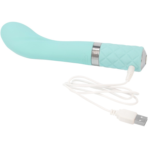 Pillow Talk Sassy G-Spot Vibe With Swarovski Crystal - Teal