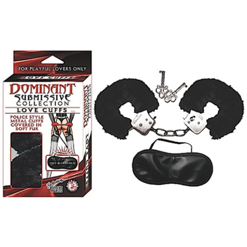 Dominant Submissive Collection Loves Cuffs- Black