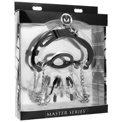 Mutiny Silicone O-Ring Gag and Nipple Clamps