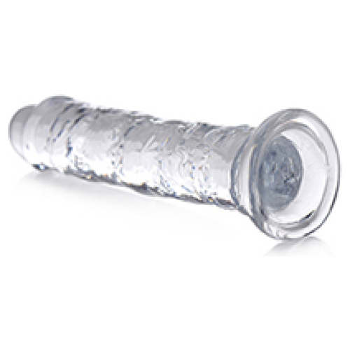 Jock C - Thru 7 Inch Clear Tpe Dildo