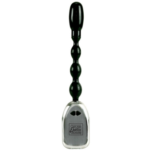 Silicone Flexi Power Rod Bendable Beaded Probe - Black