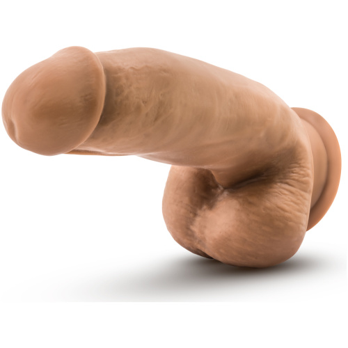 Dr. Skin Silicone - Dr. Samuel - 7 Inch Dildo With Suction Cup - Mocha