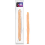 B Yours 16 Inch Double Dildo - Beige