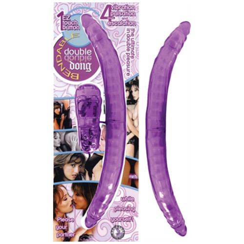 Bendable Double Dong Lavender