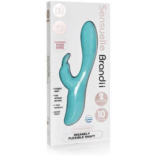 Sensuelle Brandii 10 Function Rabbit Vibe - T Blue