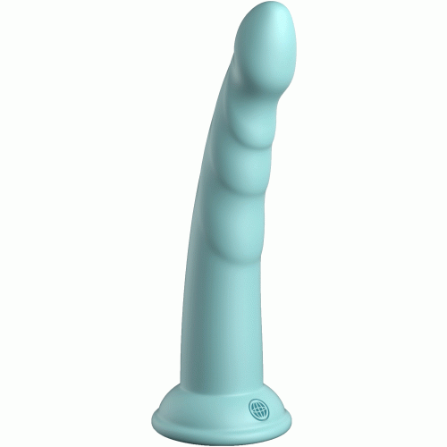 Dillio Platinum - Slim Seven 7 Inch Dildo - Teal
