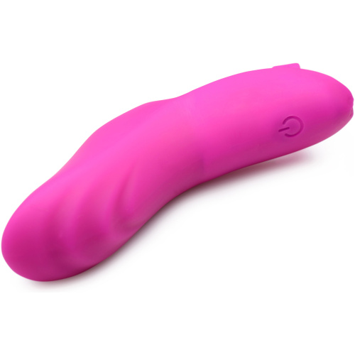 7x Finger Bang Her Pro Silicone Vibrator - Pink