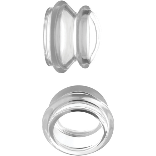 Clear Plunger Silicone Nipple Suckers - Small