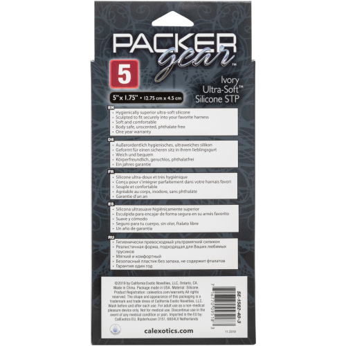 Packer Gear 5 Inch Ultra-Soft Silicone Stp Packer - Ivory