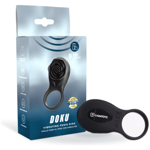 Camtoyz Vibrating Ring Doku - Black