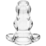 Double Tunnel Plug Large - Clear