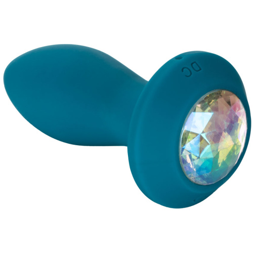 Power Gem Vibrating Petite Crystal Probe - Blue