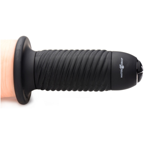 Onslaught 13 Mode XXL Vibrating Giant Dildo Thruster - Flesh