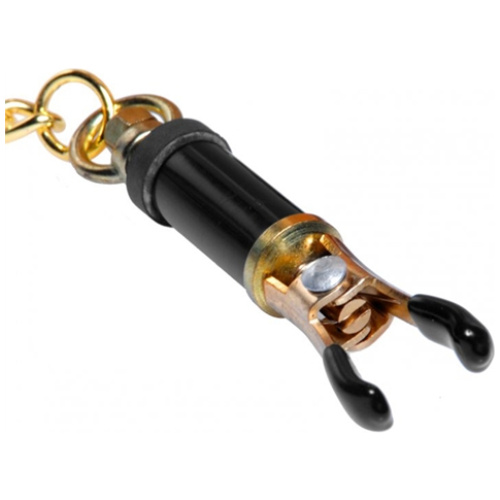 Deluxe Asjustable Nipple Clamps - Gold