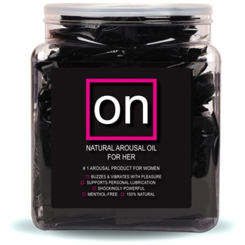 On Natural Arousal Oil - Original - 75 Piece Fishbowl - 0.3ml Ampoules
