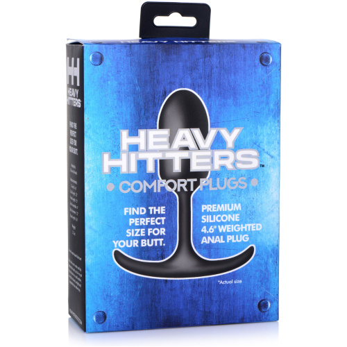 Premium Silicone Weighted Anal Plug - Small