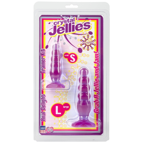 Crystal Jellies Anal Trainer Kit - Purple