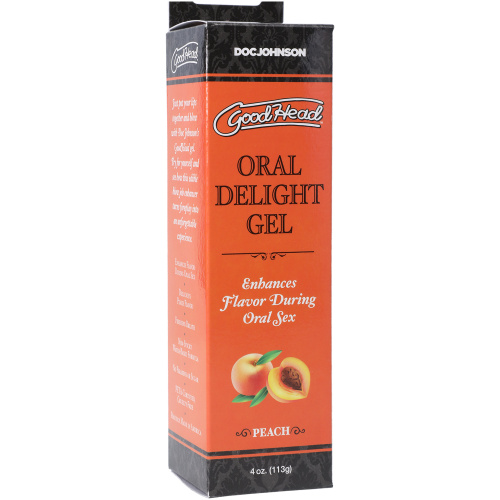 Goodhead - Oral Delight Gel - Peach - 4 Oz.