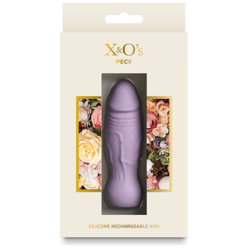 X and o's Peck - Lavender