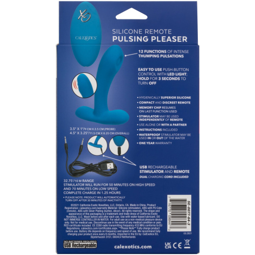Silicone Remote Pulsing Pleaser