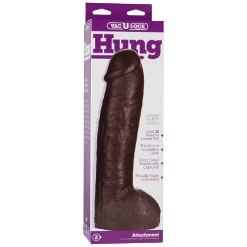 Vac-U-Lock Realistic Hung - Black