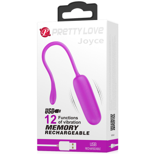 Pretty Love Joyce Vibrating Egg - Fuchsia