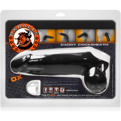 Daddy Cocksheath With Balls - Black