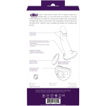Diki Rechargeable Vibrating Dildo With Harness - Deep Purple