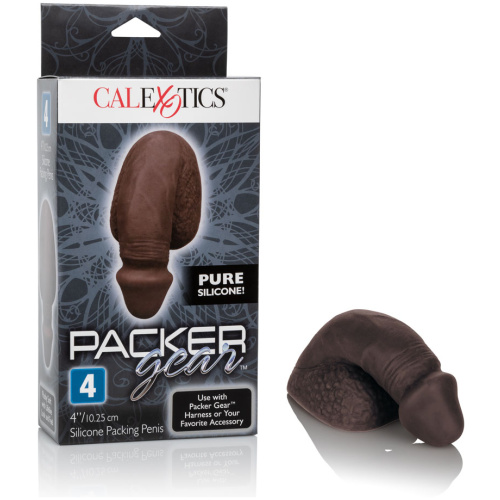 Packer Gear 4" Silicone Packing Penis - Black