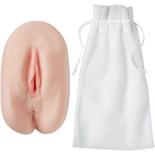 Personal Pussy and Anal Dual Stroker - Tan