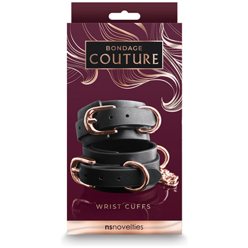 Bondage Couture - Wrist Cuffs - Black