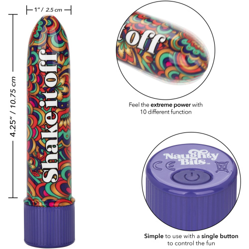 Naughty Bits Shake It Off Powerful Mini Vibrator