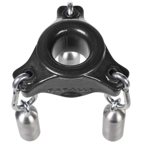 Slung Stretchy Silicone Weighted Ballstretcher - Black