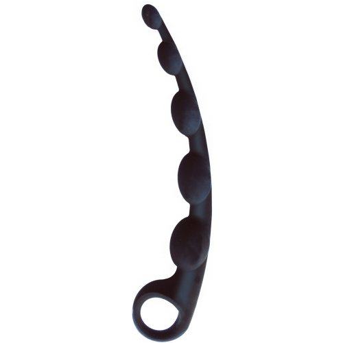 The 9's S-Curves Curved Silicone Anal Beads