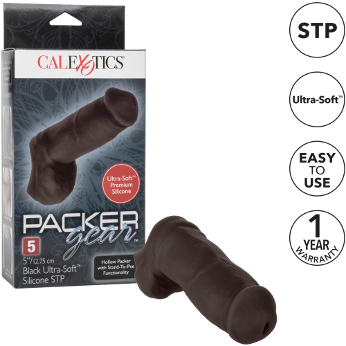 Packer Gear 5 Inch Ultra-Soft Silicone Stp Packer - Black