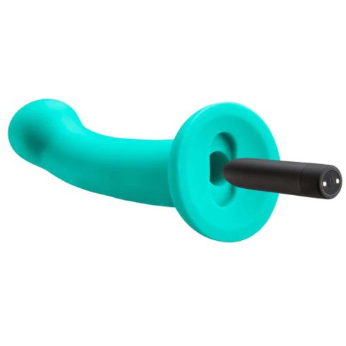 Ergo Super Flexi I Dong Soft and Flexible Liquid Silicone With Vibrator - Teal