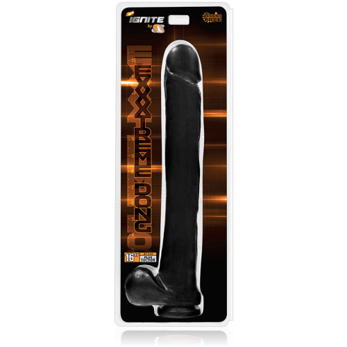 16" Exxxtreme Dong W/suction - Black