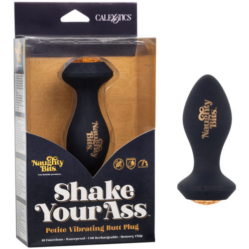 Naughty Bits Shake Your Ass Petite Vibrating Butt Plug
