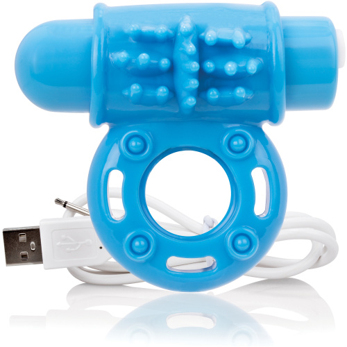 Charged Owow Rechargeable Vibe Ring - Blue