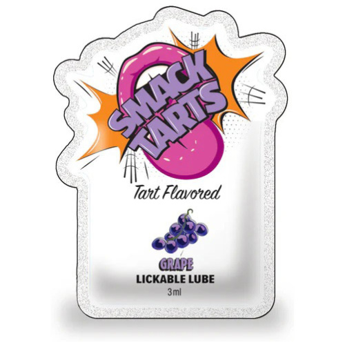 Smack Tarts Lube 3ml Pouch Display 36pc - Sour Grape