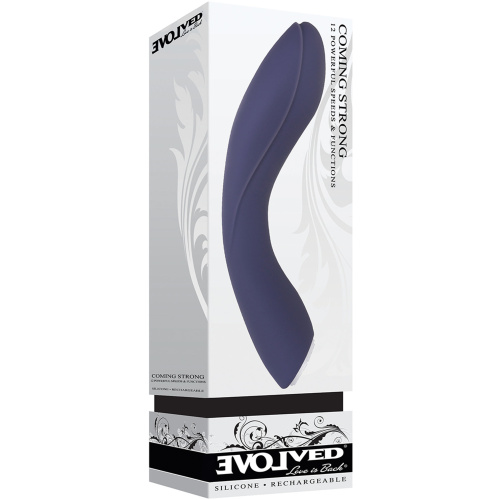 Coming Strong Powerful Blue Vibrator
