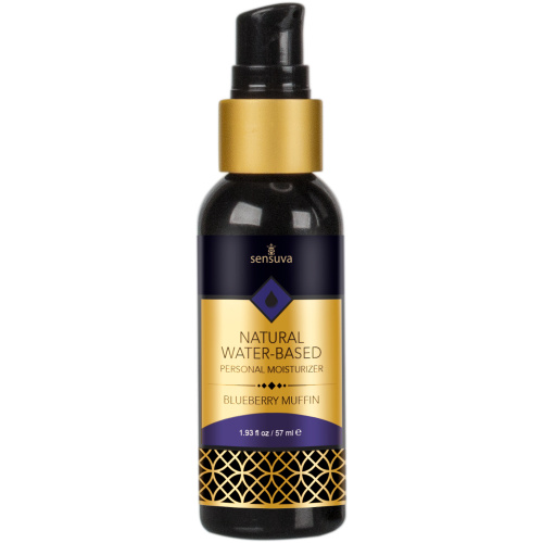 Natural Water-Based Personal Lubricant 1.93 Fl. Oz. - Blueberry Muffin