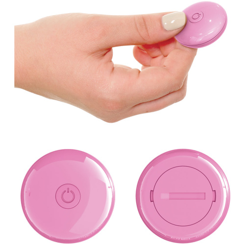 Threesome Rock n' Grind Silicone Vibrator - Pink