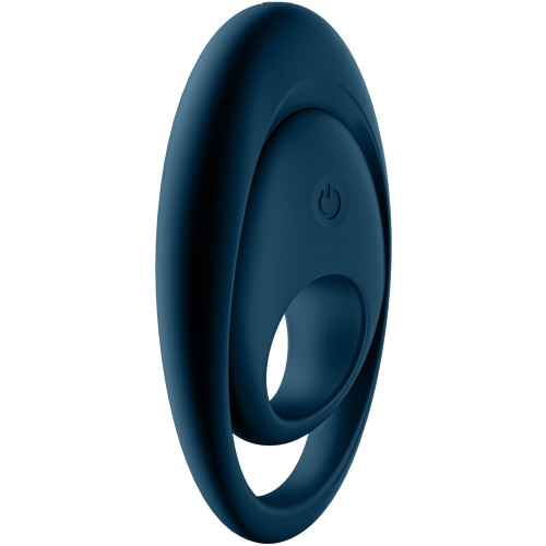 Glorious Duo Ring Vibrator - Dark Blue
