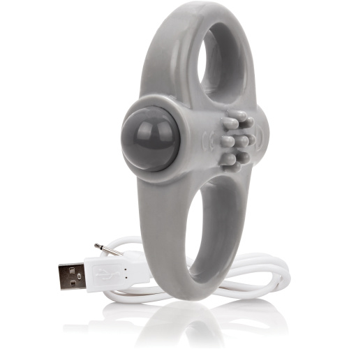 Charged Yoga Rechargeable Vibe Ring - Grey