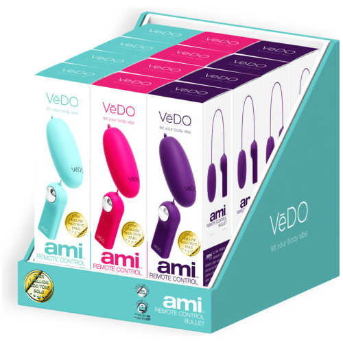 Ami Remote Control Bullet 12pc Display